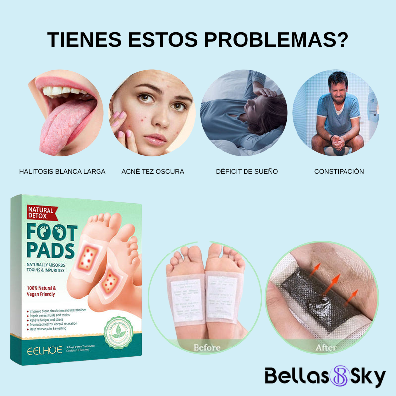 Foot Pads 10 unidad cx